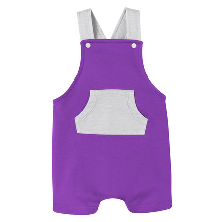 With this Sweet Baby Dungarees Mockup In Ultra Violet Color you donât have to wait for your artwork to be done. This HD Mock-up was easy to use.の写真素材