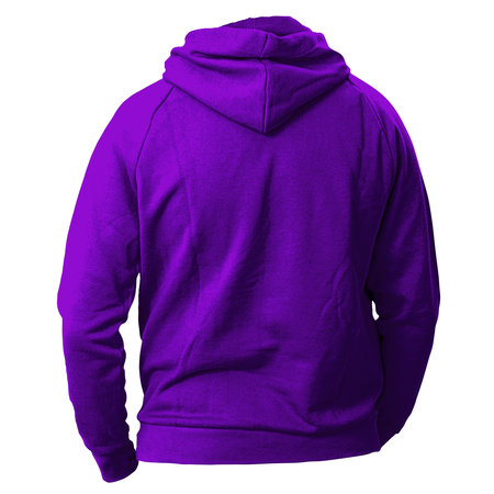 Add your graphics as much as you want, to this  Back View Fabulous Man Hoodie Mockup In Purple Vanity Color. You can use it super easily.の写真素材