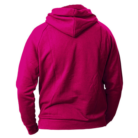 Add your graphics as much as you want, to this  Back View Fabulous Man Hoodie Mockup In Mystic Magenta Color. You can use it super easily.の写真素材