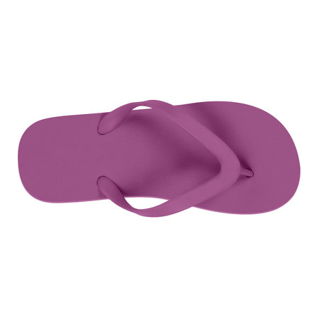 Use this Up View Fabulous Flip FLops Mockup In Royal Lilac Color, to get more wonderful design products.の写真素材