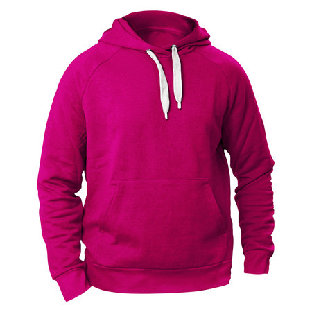 Add your graphics as much as you want, to this Front View Fabulous Man Hoodie Mockup In Mystic Magenta Color. You can use it super easily.の写真素材
