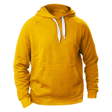 Add your graphics as much as you want, to this Front View Fabulous Man Hoodie Mockup In Flame Orange Color. You can use it super easily.の写真素材