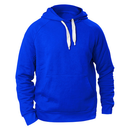 Add your graphics as much as you want, to this Front View Fabulous Man Hoodie Mockup In Vibrant Blue Color. You can use it super easily.の写真素材