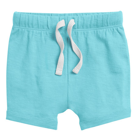 Use this blank Wonderful Baby Short Mockup In Angel Blue Color to make your design becomes more luxurious.の写真素材