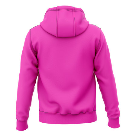 Get fashionable photos and never lost your beloved customer, with this Back View Perfect Hoodie Mockup In Rose Pink Color.の写真素材
