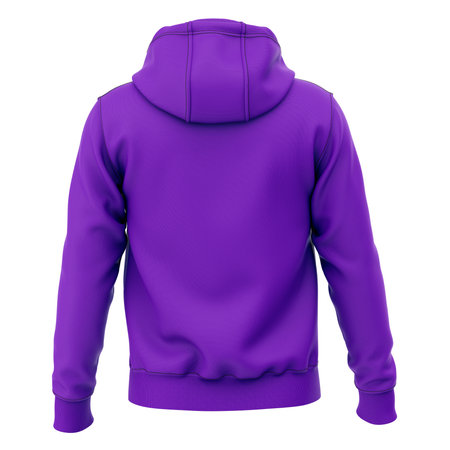 Get fashionable photos and never lost your beloved customer, with this Back View Perfect Hoodie Mockup In Purple Vanity Color.の写真素材