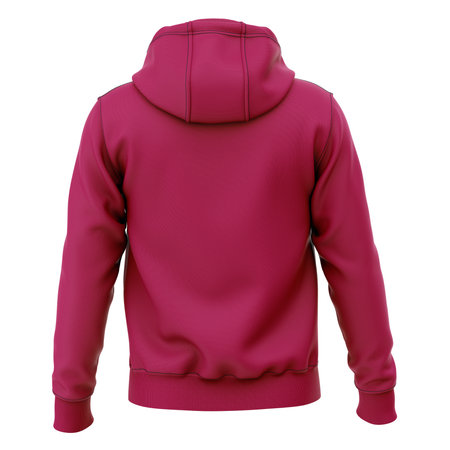 Get fashionable photos and never lost your beloved customer, with this Back View Perfect Hoodie Mockup In Mystic Magenta Color.の写真素材