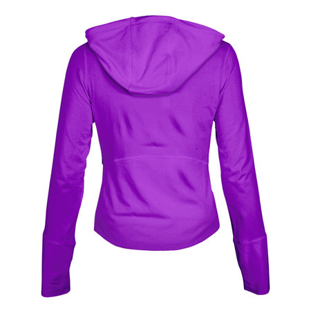 A high resolution Back View Wonderful Female Hoodie Mockup In Purple Vanity Color to help you present your design ideas beautifully.の写真素材