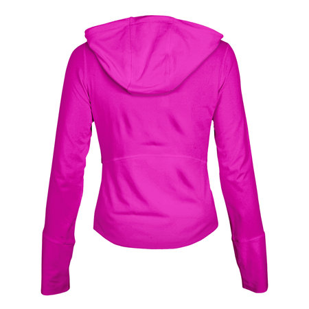 A high resolution Back View Wonderful Female Hoodie Mockup In Mystic Magenta Color to help you present your design ideas beautifully.の写真素材