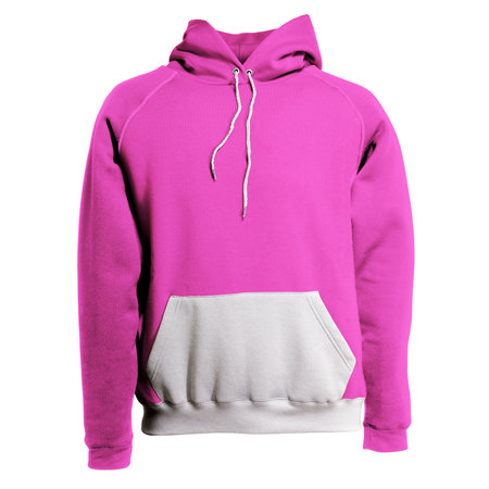 This Stylish Hoodie Mockup In Rose Pink Color, will give a perfect scene to make your designs products more life.の写真素材