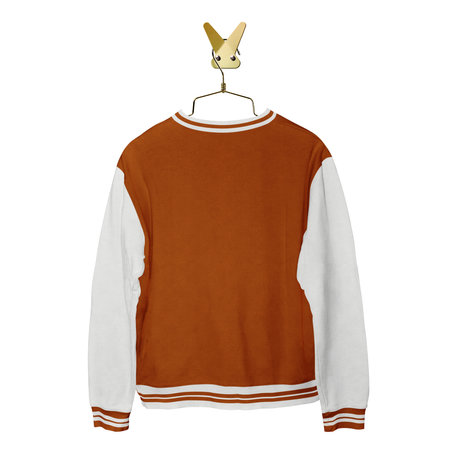 With this Back View Cute Girl Sweater Mockup In Brown Alpaca Color On Hanger, make your artwork faster and more lovely.の写真素材