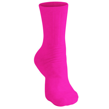 Use this Front View Beauty Sock Mockup In Rose Pink Color and everything becomes more realistic.の写真素材