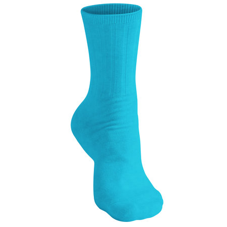 Use this Front View Beauty Sock Mockup In Silverpine Cyan Color and everything becomes more realistic.の写真素材