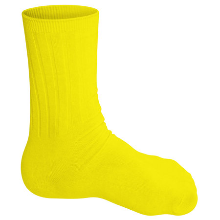 This Side View Beauty Sock Mockup In Pure Sunshine Color will help you customize your logo or designs like a pro.の写真素材