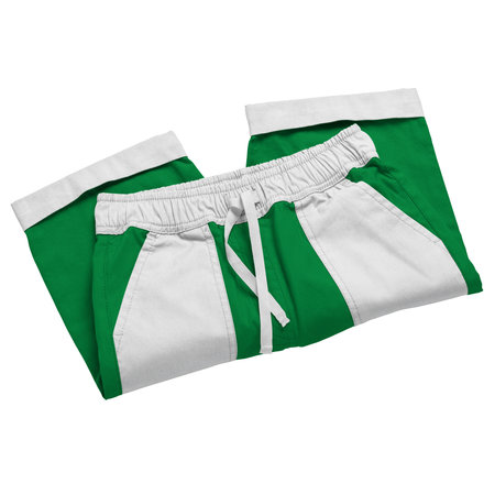 Make a stylish photos with just a couple of clicks, with this Folded View Sweet Cotton Short Mockup In Jungle Green Color.の写真素材