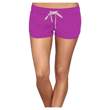 You can easily apply your incredible designs with this Front View Impressive Women Shorts Mock Up In Striking Purple Color.の写真素材