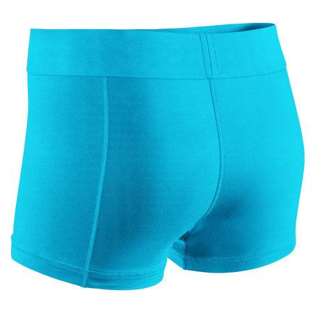 Place your awesome design or typography on top of this Back View Terrific Shorts Mock Up In Peacock Blue Color, and you are ready to list them in your shopの写真素材