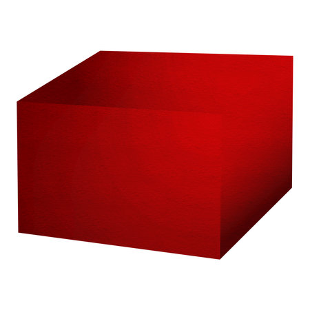 This Artistic Box Mockup In Oriental Red Color Was Made To Showcase Your Designs In A Photorealistic Look.の写真素材