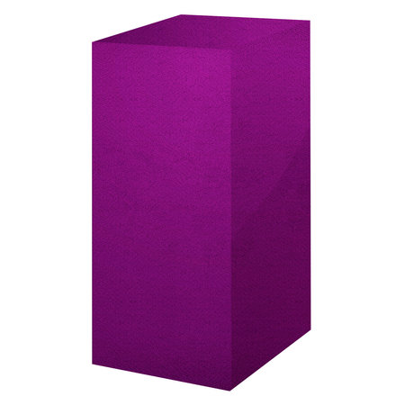 This Awesome Box Mockup In Hyacinth Purple Color, Was Created With A Great  Practicality, All Set To Elevate Your Design Displays.の写真素材