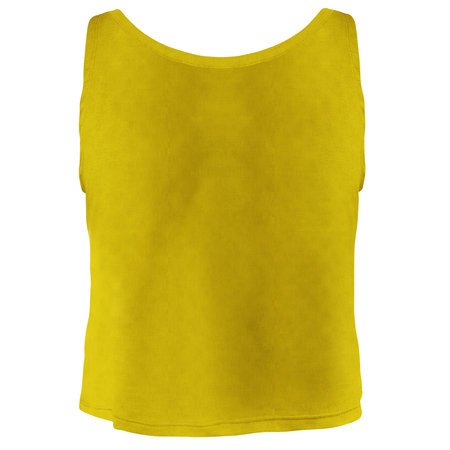 Showcase Your Design In A Realistic Way With This Back View Classical Womens Tank Top Mockup In Yellow Quince Color.の写真素材