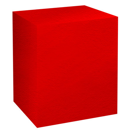 Create The Best Design Style And Perfect Fashion Mix With This  Exquisite box Mockup In Oriental Red Color.の写真素材