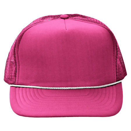 Customize This Front View Baseball Hat Mockup In Prism Pink Color, For Any Of Your Design Needs, Just Add Your Own Designs.の写真素材