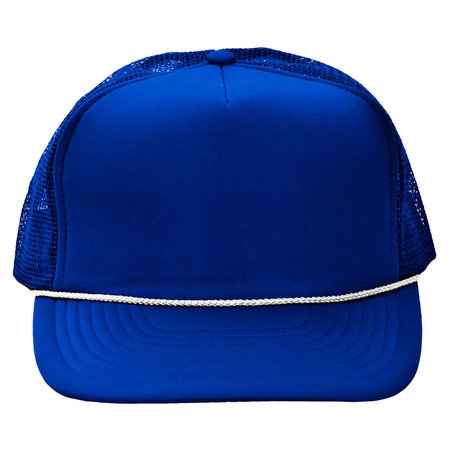 You Can Customize This Front View Baseball Hat Mockup In Blue Color, For Any Of Your Design Needs, Just Add Your Own Designs.の写真素材