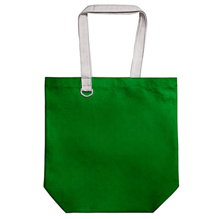 Promote your design across with this Wondrous Cotton Bag Mock Up In Fern Green Color, everything will be done.の写真素材