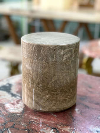 A decoration made of marble for the interiorの写真素材