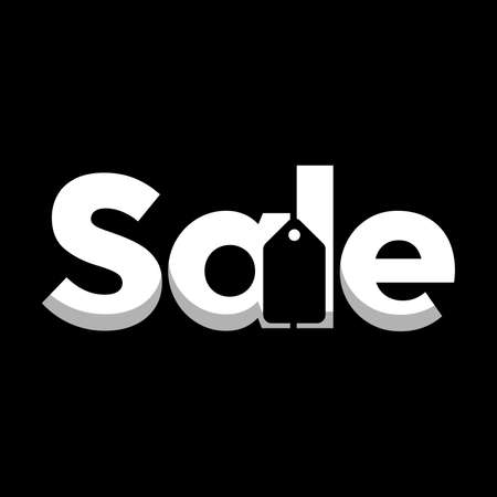 sale logo vector. vector simple design. online business promotions.のイラスト素材
