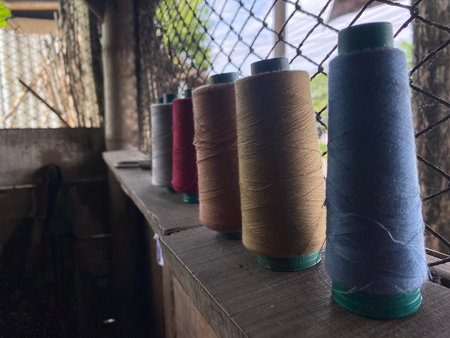 a skein of thread at a simple local tailor's place