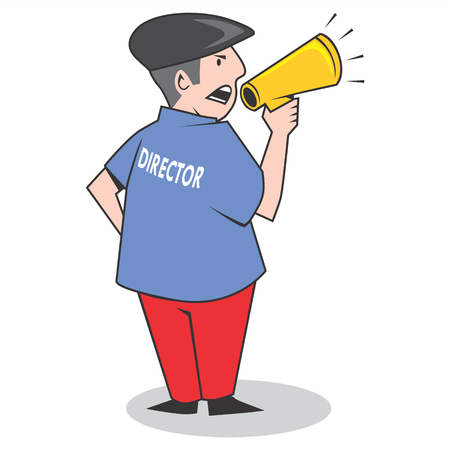 movie directorのイラスト素材