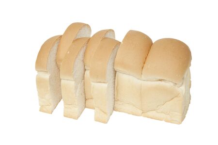bread on white background