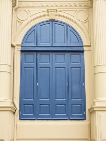 Vintage door of Historic Building in Phra Kaew Temple, Bangkok Thailand, Public art の写真素材