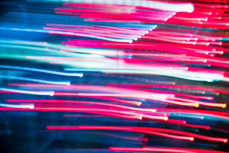Slow Speed Light Painting Abstract Background