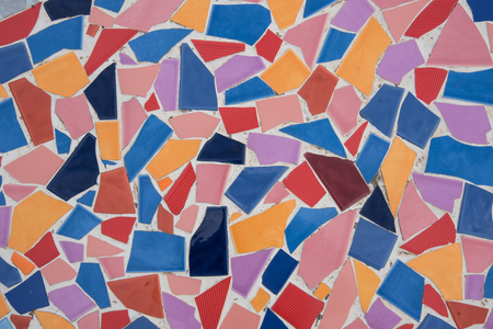 Colorful Mosaic Tile Backgroundの写真素材