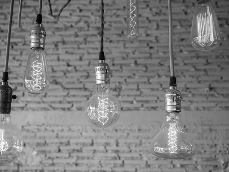 Vintage lighting decorationの写真素材