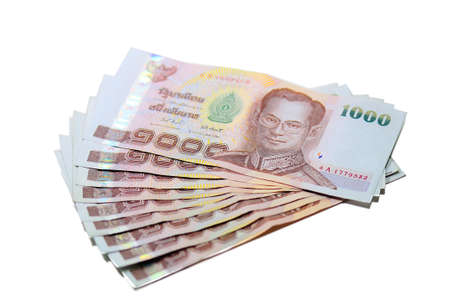 the money at bangkok of thailandの写真素材