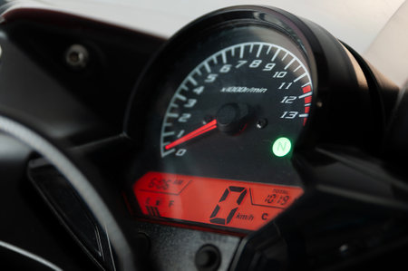 red sports type motorbike with fuel injection system, 250 cc engine, 4 valves equipped with Variable...