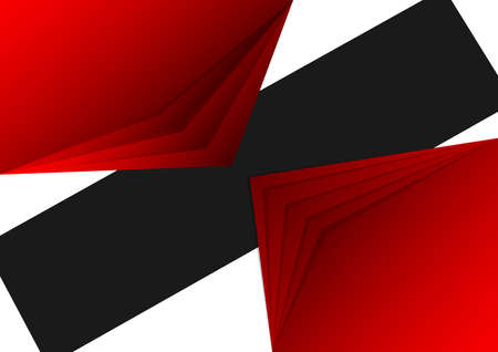Corporate concept red black grey contrast abstract background.のイラスト素材