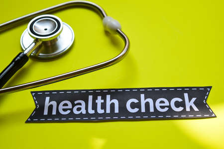 Closeup healthy check with stethoscope concept inspiration on green backgroundの写真素材