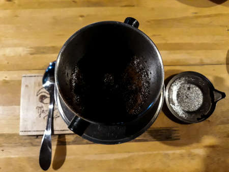 coffee drip vietnamese is vintageの写真素材