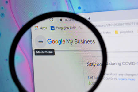 Youtube website home page on screen. Youtube is a web browser developed by Google LLC. Bekasi, July...