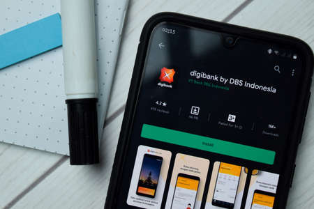 Google Analytics dev app on Smartphone screen. Analytics is a freeware web browser developed by Google LLC. BEKASI, WEST JAVA, INDONESIA. OCTOBER 3, 2020のeditorial素材