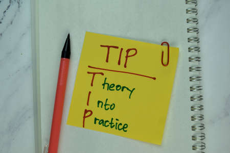 Inspection write on sticky note isolated on Wooden Table. Supported by additional service. Business...