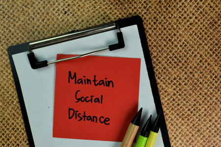 Moratorium Plan write on sticky notes isolated on Wooden Table.の写真素材