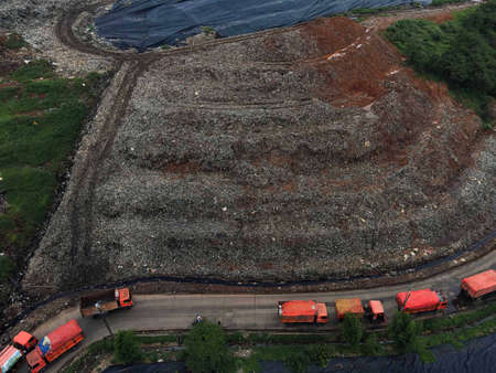 Al Barkah Mosque Largest Masjid in Bekasi, Ramadan Eid Concept background, Travel and tourism. with noise cloud after rain and cityscape. Bekasi, Indonesia February 15, 2021のeditorial素材