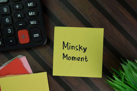 Inflammatory Breast Cancer write on sticky notes isolated on Wooden Table.の写真素材