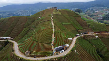 Tajug Gede Cilodong Mosque panorama view Largest Mosque in Purwakarta. Ramadan and Eid Concept and...
