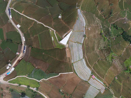 Tajug Gede Cilodong Mosque panorama view Largest Mosque in Purwakarta. Ramadan and Eid Concept and noise cloud when sunset or sunrise view. Purwakarta, Indonesia, April 22, 2021のeditorial素材